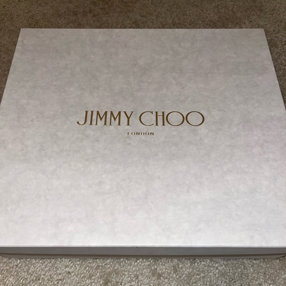 Jimmy Choo Pink Satin Heels with Bow - Picture 4 of 4
